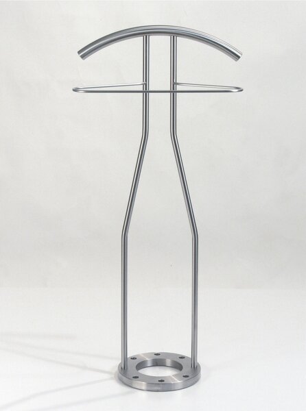 Servomuto tubo di in metallo in metallo Base In Acciaio LATIN LOVER dimensioni 32x46x h 112,5 cm peso 17 kg colore cromo