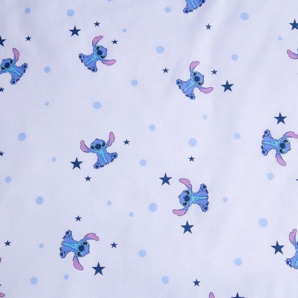 Set copripiumino e federa da bambini blu in cotone per culla 100x135 cm Lilo & Stitch "Clouds" – Jerry Fabrics