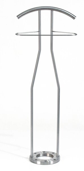 Servomuto tubo di in metallo in metallo Base In Acciaio LATIN LOVER dimensioni 32x46x h 112,5 cm peso 17 kg colore cromo