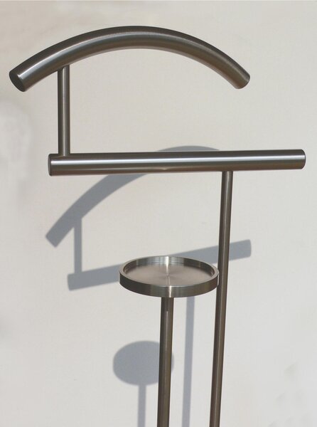 Servomuto tubo di in metallo in metallo Base In Acciaio FIRST BOWL dimensioni 33x46x h 112,5 cm peso 17 kg colore cromo