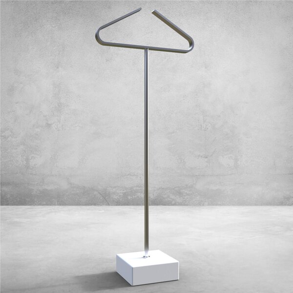 Servomuto tubo di in metallo in metallo Base In Marmo UNICUM 2 dimensioni 20x46x h 112,5 cm peso 17 kg colore cromo
