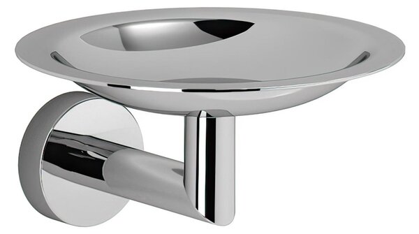 Portasapone sospeso in acciaio TECNA 12x13,5x h 7 cm Stile contemporaneo finitura inox lucido