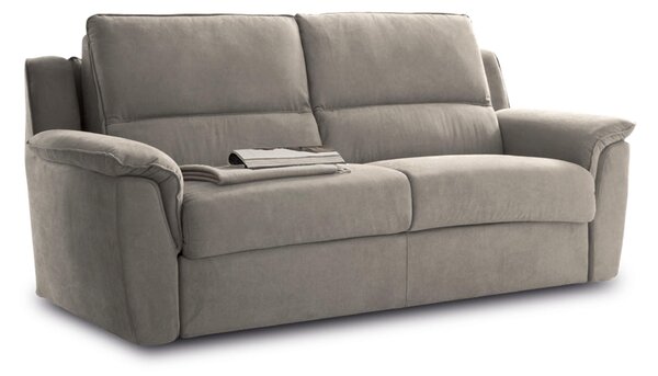 Divano Letto tre Posti ACCIAROLI CON DUE CUSCINI Dimensioni 226x93xh 92 cm Dimensioni Materasso 140x200 cm peso 49 kg rivestimento completamente sfoderabile colore BEIGE