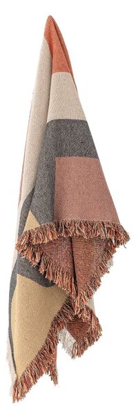 Coperta marrone in cotone riciclato 130x160 cm Arni – Bloomingville