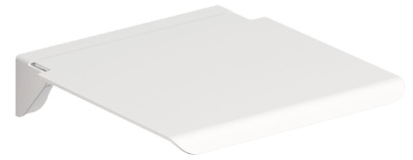 Sedile ribaltabile per doccia in Alluminio isolato elettricamente Ribaltabile Dimensioni 40x40xh 90 cm - Portata: kg. 150 colore BIANCO opaco