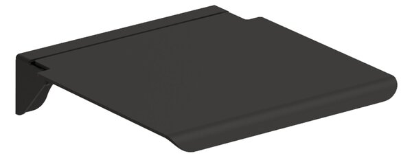 Sedile ribaltabile per doccia in Alluminio isolato elettricamente Ribaltabile Dimensioni 40x40xh 90 cm - Portata: kg. 150 colore nero opaco