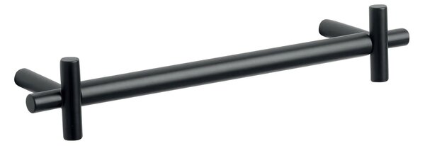 Porta salviette Porta Asciugamani Corto da Bidet Lunghezza 40 cm Linea BUCK Nero opaco RAL 9011