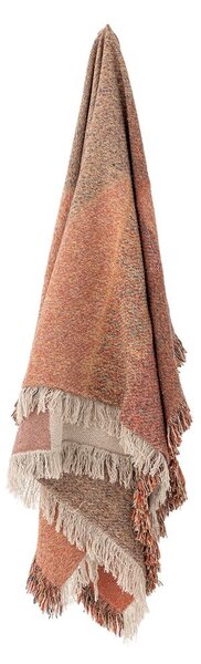 Coperta marrone in cotone riciclato 130x160 cm Arni – Bloomingville