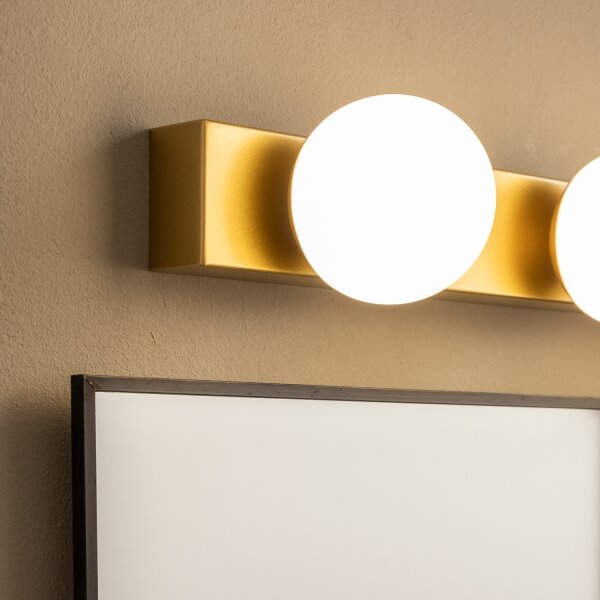 Brilagi - Illuminazione LED per specchio da bagno HOLLYWOOD 4xLED/3W/230V IP44 oro