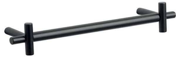 Porta salviette Porta Asciugamani Lungo da Lavandino Lunghezza 60 cm Linea BUCK Nero opaco RAL 9011