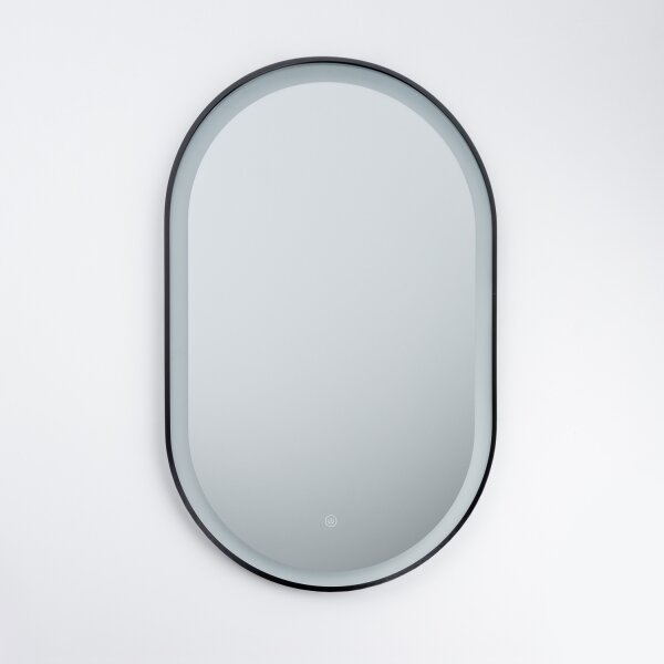 Brilagi-LED Specchio da bagno CANZO LED/25W/230V 50x80 cm nero IP44 CRI 90 dimmerabile + CCT