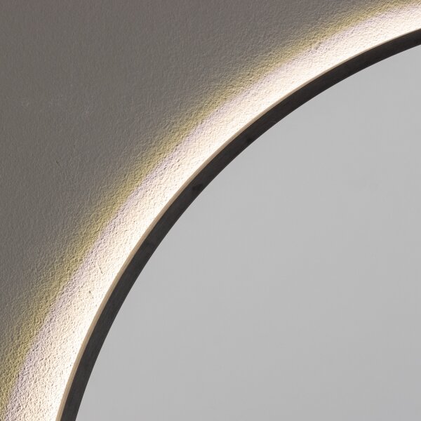 Brilagi-LED Specchio da bagno NOVARA LED/19W/230V 60 cm nero IP44 IRC 90 dimmer + CCT