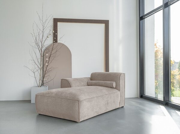 Divano componibile beige (con penisola a sinistra) Flex Felix – Miuform