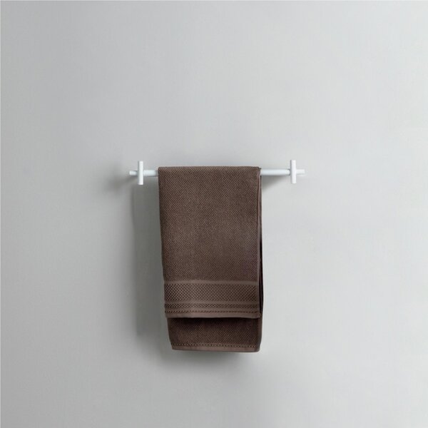 Porta salviette Porta Asciugamani Corto da Bidet Lunghezza 40 cm Linea BUCK Bianco opaco RAL 9016