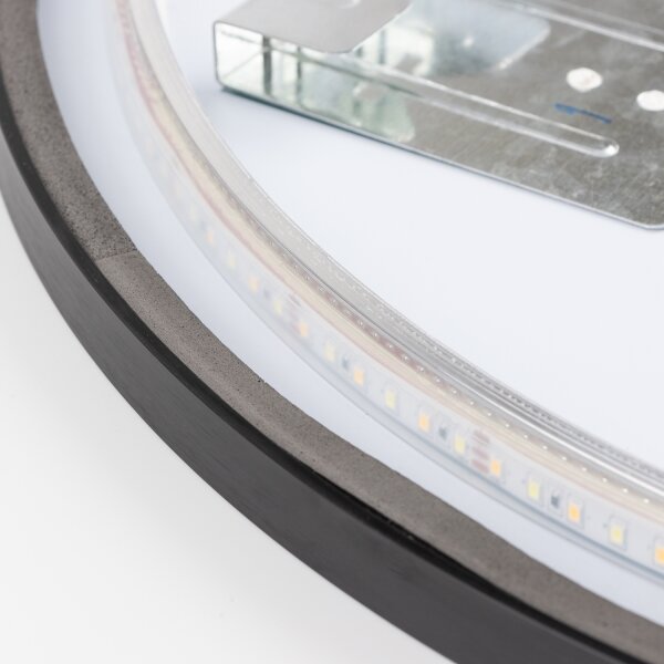 Brilagi-LED Specchio da bagno NOVARA LED/19W/230V 60 cm nero IP44 IRC 90 dimmer + CCT