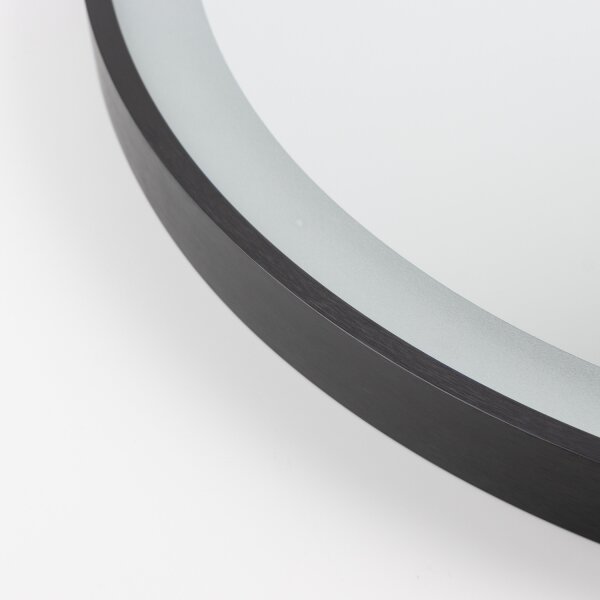 Brilagi - Specchio da bagno LED ASTI LED/19W/230V 60 cm nero IP44 IRC 90 dimmerabile + CCT