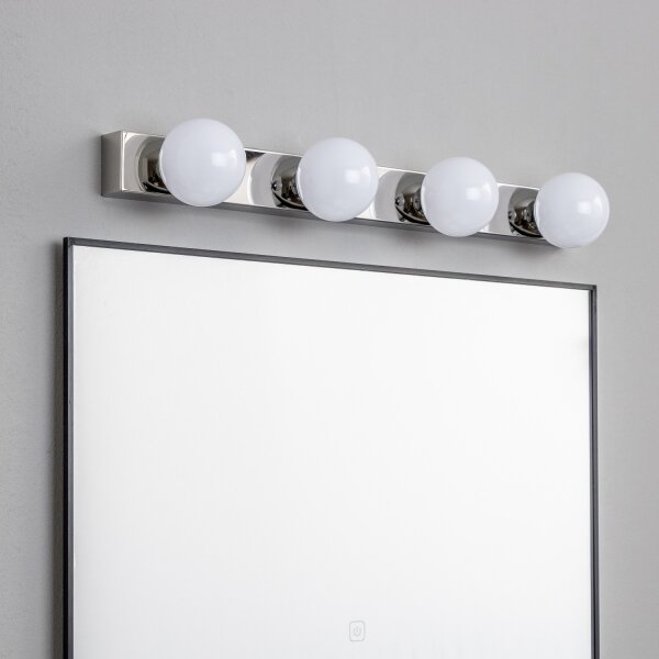 Brilagi - Illuminazione a LED per specchio da bagno HOLLYWOOD 4xLED/3W/230V IP44 cromato