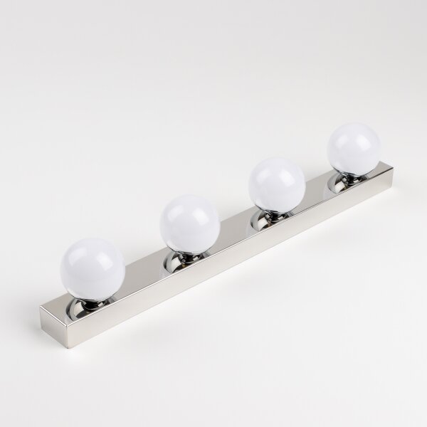 Brilagi - Illuminazione a LED per specchio da bagno HOLLYWOOD 4xLED/3W/230V IP44 cromato