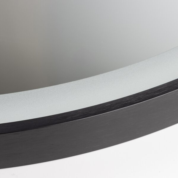 Brilagi - Specchio da bagno LED ASTI LED/19W/230V 60 cm nero IP44 IRC 90 dimmerabile + CCT