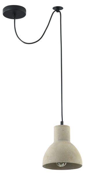 Lampada pendente Loft in Metallo Broni Nero