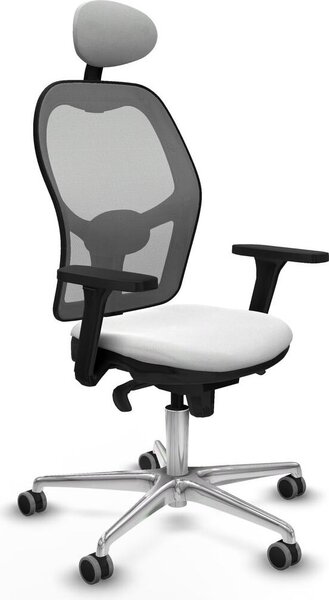 Sedia da ufficio con poggiatesta Piqueras y Crespo 3D086G1 Bianco