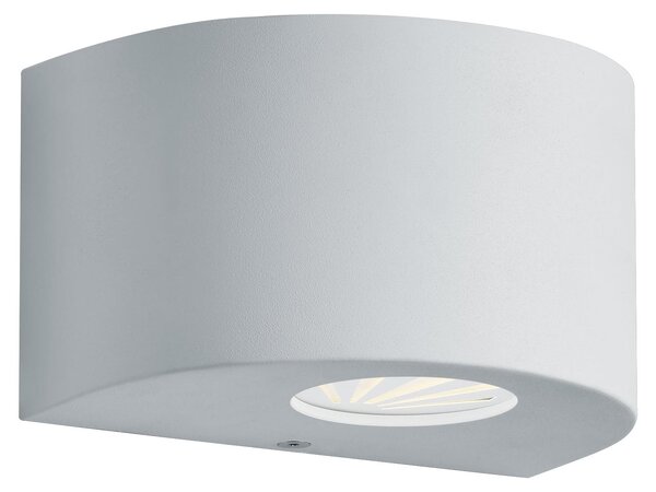 Applique da Esterno a LED in Plastica Bianco Opaco