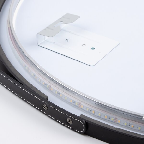Brilagi-LED Specchio da bagno VERESE LED/19W/230V 60 cm nero IP44 CRI 90 dimmerabile + CCT