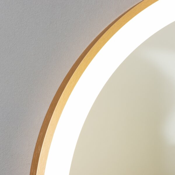 BRILAGI-LED Specchio da bagno ERBA LED/25W/230V 50x80 cm oro IP44 CRI 90 dimmerabile + CCT