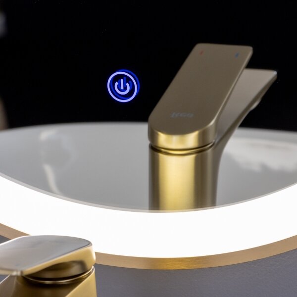 BRILAGI-LED Specchio da bagno ERBA LED/25W/230V 50x80 cm oro IP44 CRI 90 dimmerabile + CCT