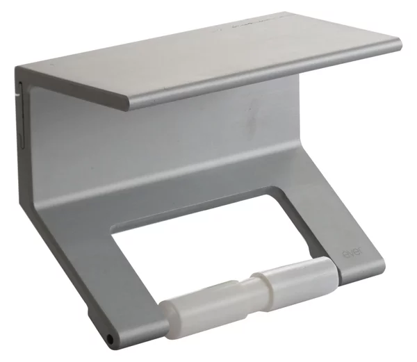 Portarotolo Mensola di carta igienica dimensioni 200 mm Portata 150 kg made in italy finitura grigio porpora opaco