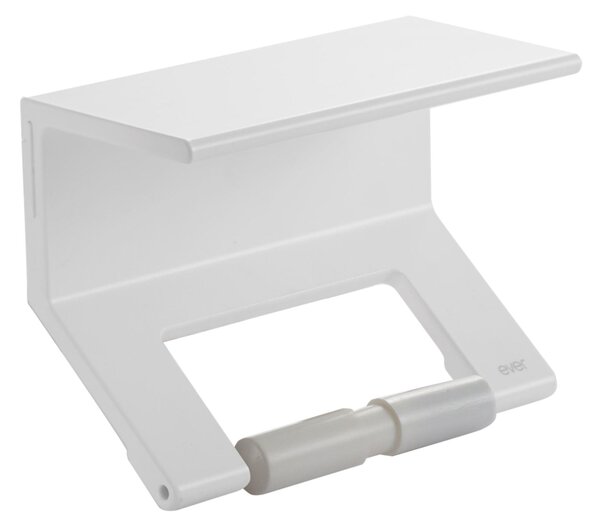 Portarotolo Mensola di carta igienica dimensioni 200 mm Portata 150 kg made in italy finitura Bianco Opaco
