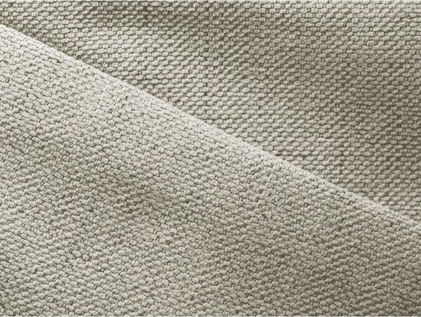 Divano angolare color crema allungabile/con contenitore (con penisola a destra) Nanea – Makamii