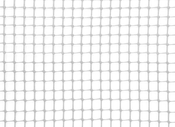 Rete Quadra da Giardino 10mm in Plastica 1x30m Rama Mirror Bianco