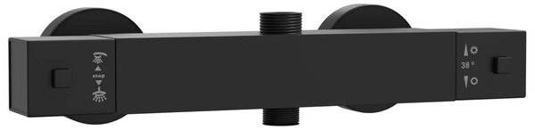 VidaXL Miscelatore doccia termostatico in acciaio inossidabile, 201, 25,5 x 7 x 6 cm