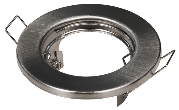 Faretto da incasso Faretto da incasso McShine "ER-80", acciaio inox spazzolato, Ø80 mm, fisso