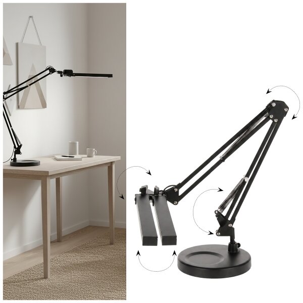 Brilagi - Lampada da tavolo dimmerabile VARIO LED/15W/230V 3000-6000K nera