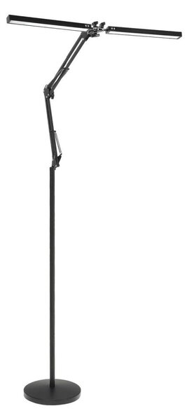 Brilagi - Lampada da terra LED dimmerabile flessibile VARIO 14W/5V 157 cm nera