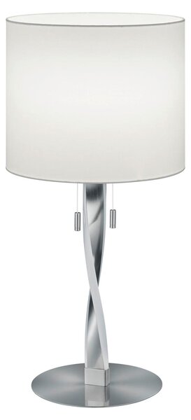 Lampada tavolo da Interno a LED in Metallo Nickel Opaco