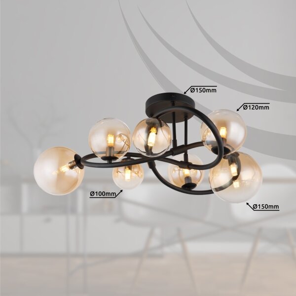 Globo 56141-7D - Plafoniera LED TUBERIUS 7xG9/3,5W/230V