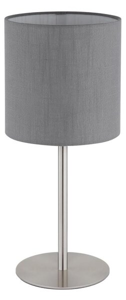 Globo 21440G - Lampada da tavolo BENSON 1xE27/40W/230V grigia