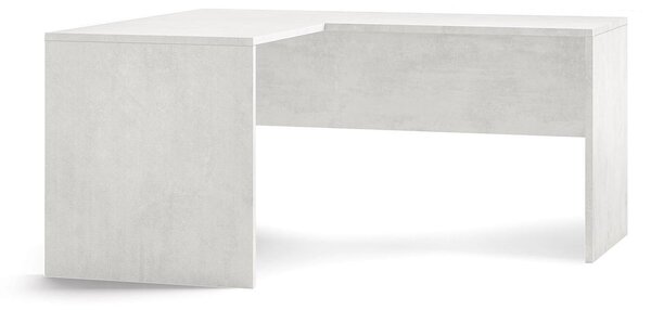 Scrivania da Ufficio Angolare Sinistra 160x76x150 cm Ossido Bianco