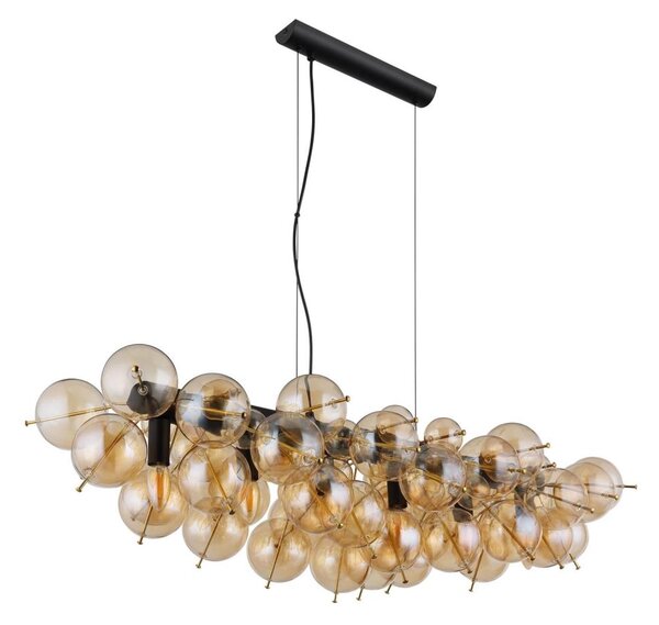 Globo 15633H1A - Lampadario sospeso con cavo UDO 6xE14/25W/230V oro