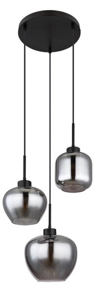 Globo 15549-3SH - Lampada a sospensione con cavo MATT 3xE27/40W/230V nero