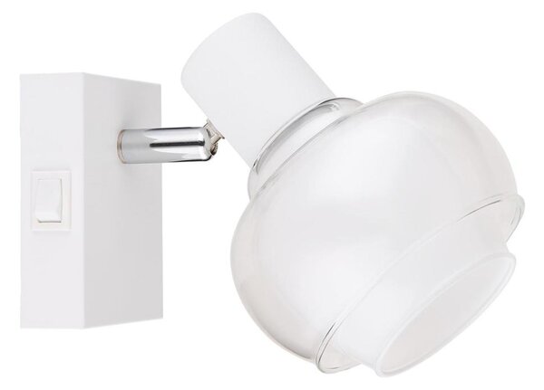 Globo 54309-1W - Faretto da parete TOKKI 1xE14/40W/230V bianco