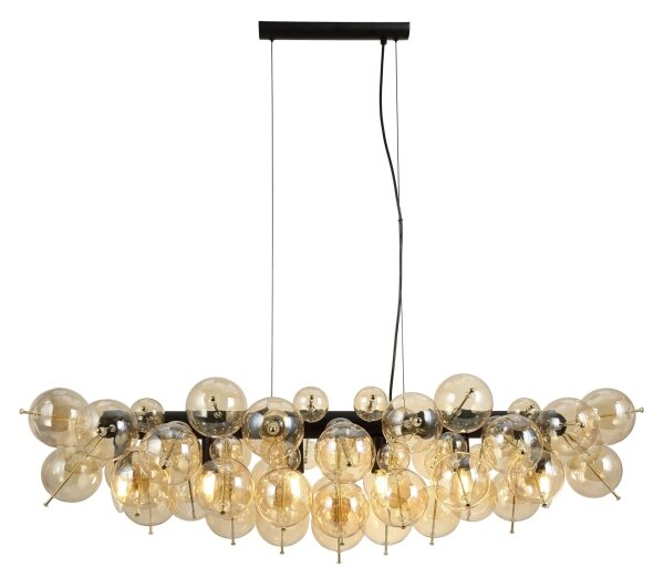 Globo 15633H1A - Lampadario sospeso con cavo UDO 6xE14/25W/230V oro