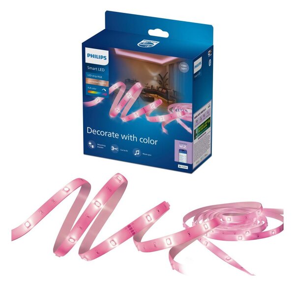 Philips - Striscia LED RGB dimmerabile SMART STRIP 15m LED/20W/230V 2200-6500K Wi-Fi