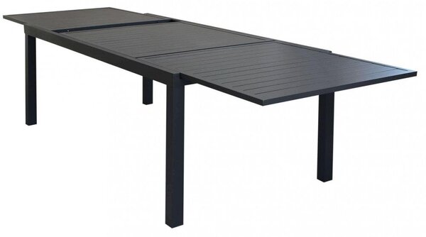 Tavolo Formentera 200/300x100x74 h cm in Alluminio Antracite