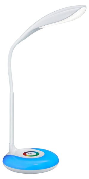 Lampada tavolo da Interno a LED in Plastica Bianco