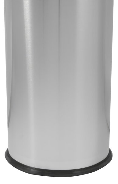 Cestino con posacenere - forma cilindrica - dimensioni �24,7x60,2 cm, peso 3 kg bidone interno 10 L con maniglia per lo svuotamento colore nero