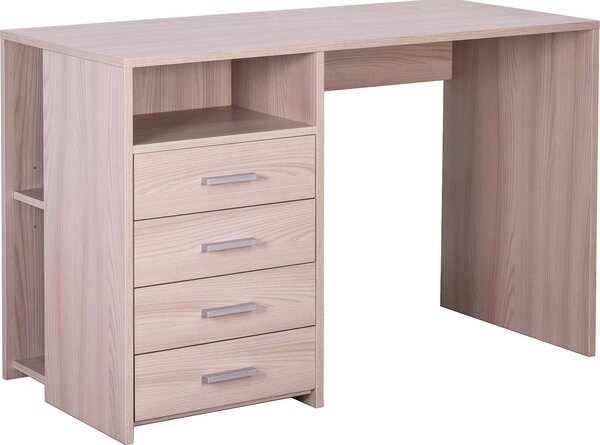 Scrivania da Ufficio 4 Cassetti 120x76x55 cm Olmo Chiaro
